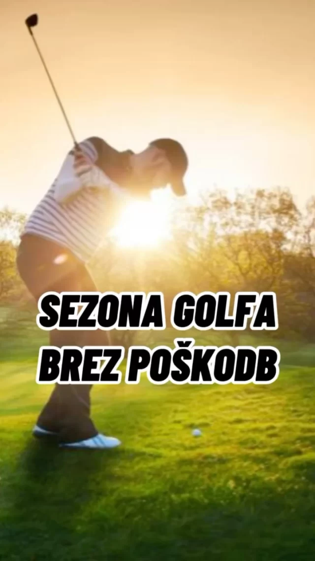 🏌️‍♂️ Če igraš golf se čim prej oglasi na diagnostiki, da boš sezono odigral brez poškodb 💪

⛳️ Pošlji prijatelju, ki igra golf in mu ne bi škodilo, če bi naredil kakšno vajo za boljši udarec 😅